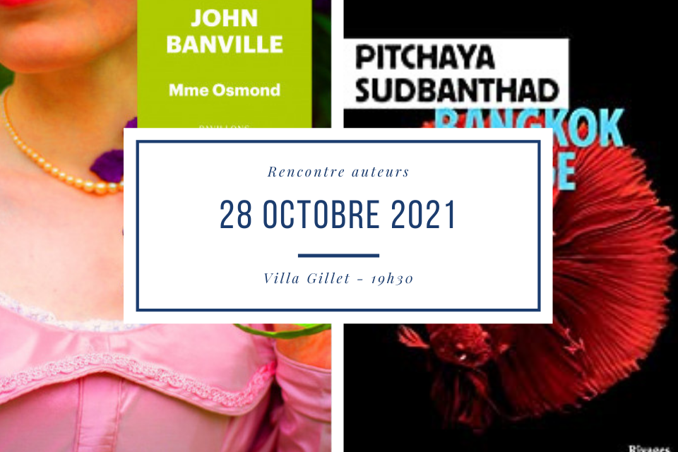 Evènement : rencontre John Banville et Pitchaya Sudbanthad