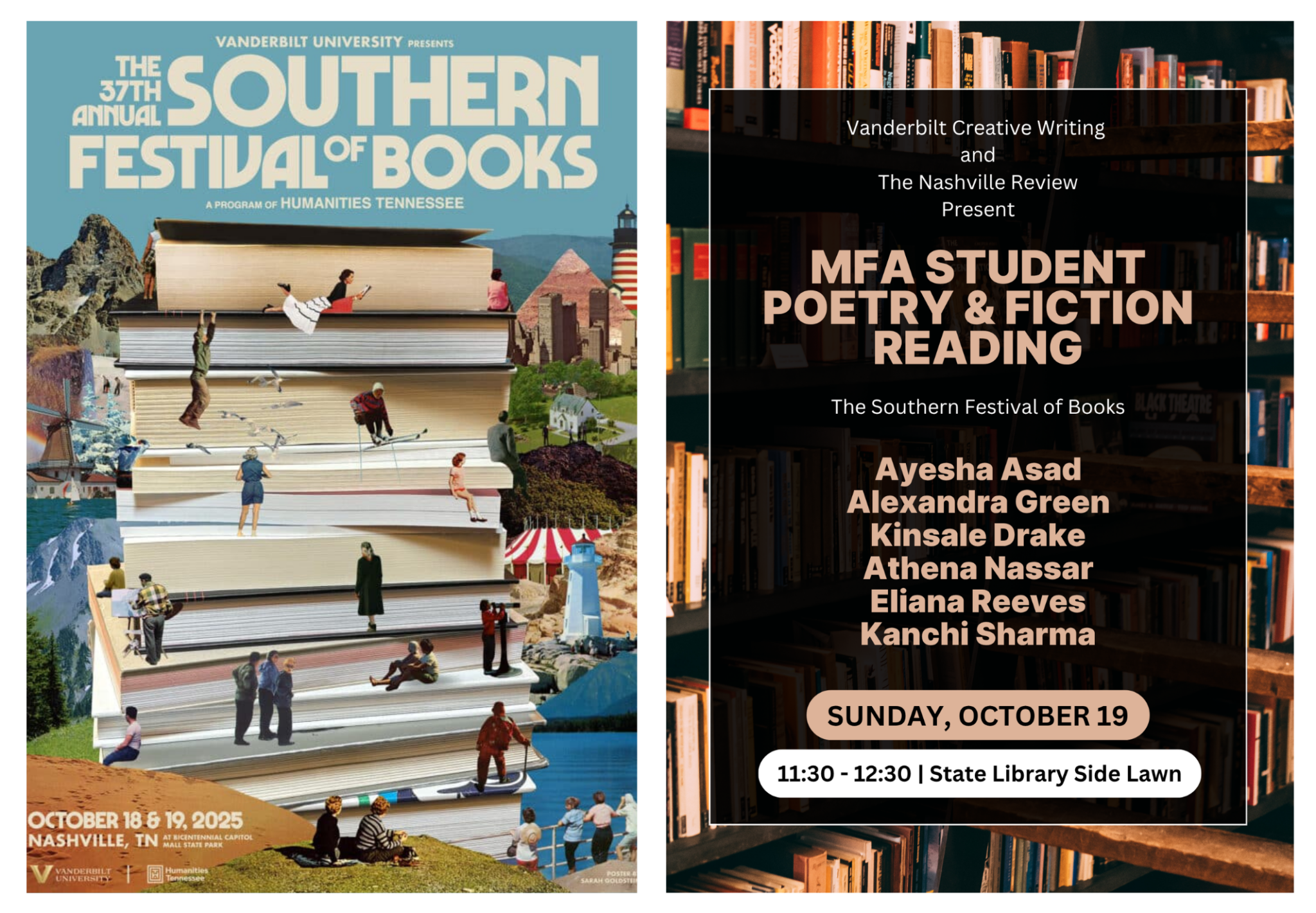 Lectures des textes des élèves du MFA de l'université Vanderbilt